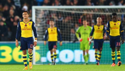  阿森纳遭遇黑色三分钟丢榜首  